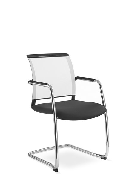 Кресло LD SEATING LOOK 272-Z для посетителей, на полозьях