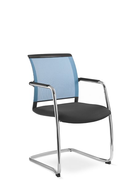 Кресло LD SEATING LOOK 272-Z для посетителей, на полозьях