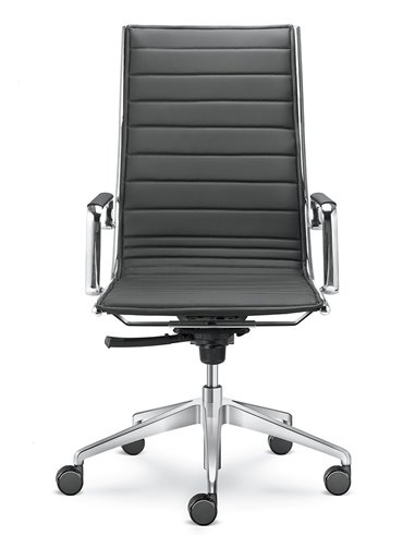 Кресло LD SEATING FLY 710 для руководителя, кожаное