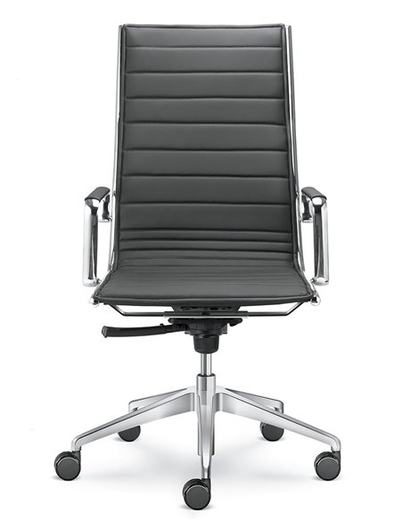 Кресло LD SEATING FLY 710 для руководителя, кожаное