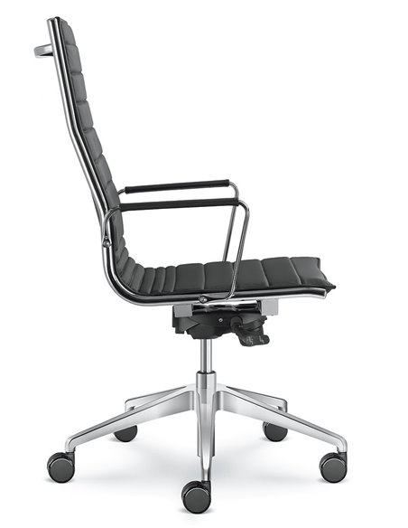 Кресло LD SEATING FLY 710 для руководителя, кожаное