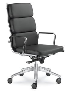 Кресло LD SEATING FLY 700 для руководителя, кожаное