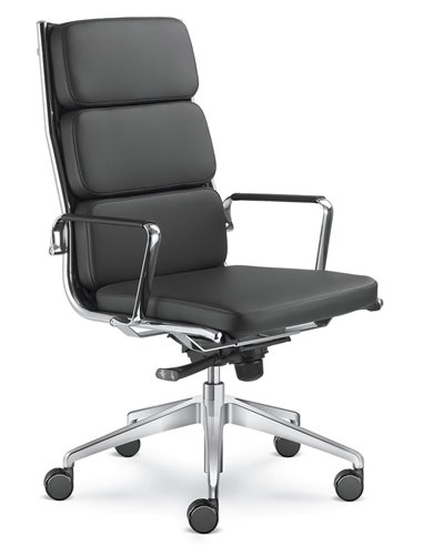 Кресло LD SEATING FLY 700 для руководителя, кожаное