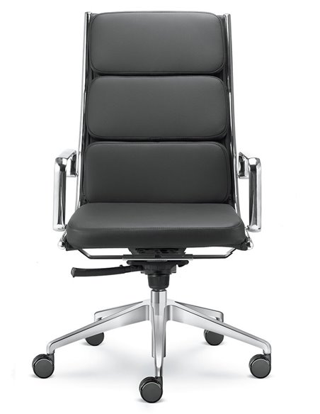 Кресло LD SEATING FLY 700 для руководителя, кожаное