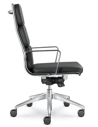 Кресло LD SEATING FLY 700 для руководителя, кожаное