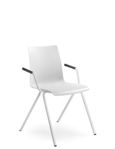 Кресло LD SEATING EVO 010-N0, BR для посетителей, на ножках
