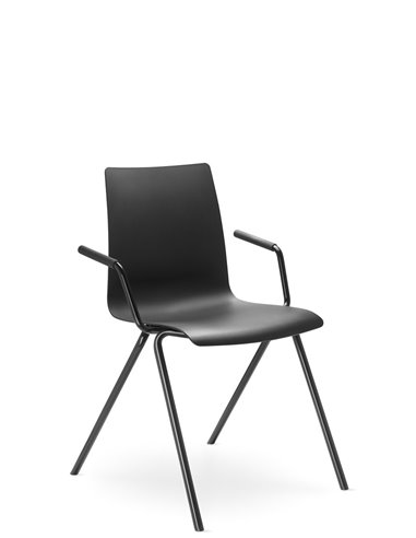 Кресло LD SEATING EVO 010-N1, BR для посетителей, на ножках