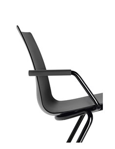 Кресло LD SEATING EVO 010-N1, BR для посетителей, на ножках 2