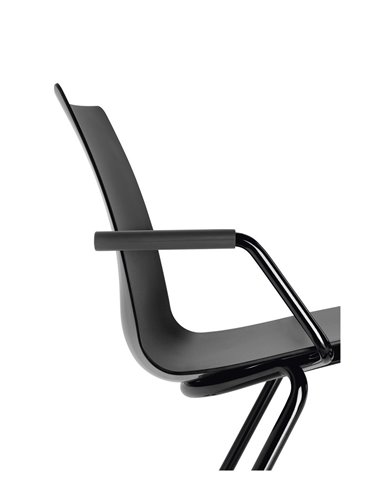Кресло LD SEATING EVO 010-N1, BR для посетителей, на ножках