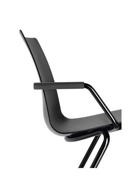 Кресло LD SEATING EVO 010-N1, BR для посетителей, на ножках