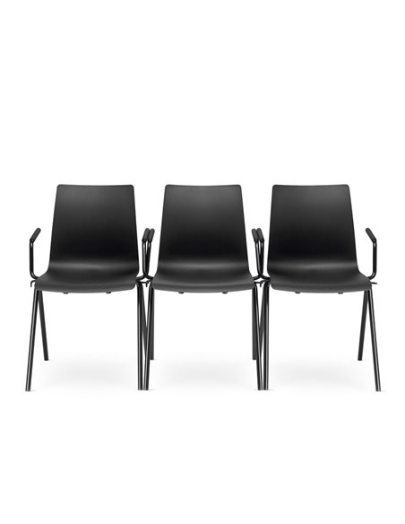Кресло LD SEATING EVO 010-N1, BR для посетителей, на ножках