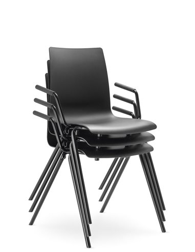 Кресло LD SEATING EVO 010-N1, BR для посетителей, на ножках