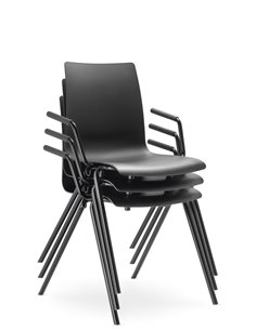 Кресло LD SEATING EVO 010-N3, BR для посетителей, на ножках 2