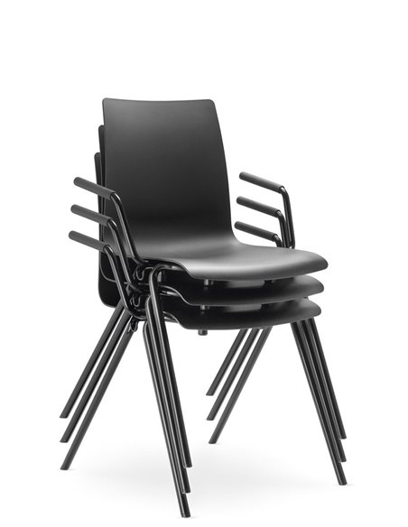 Кресло LD SEATING EVO 010-N3, BR для посетителей, на ножках