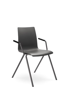 Кресло LD SEATING EVO 010-N5, BR для посетителей, на ножках
