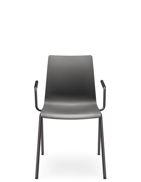 Кресло LD SEATING EVO 010-N5, BR для посетителей, на ножках