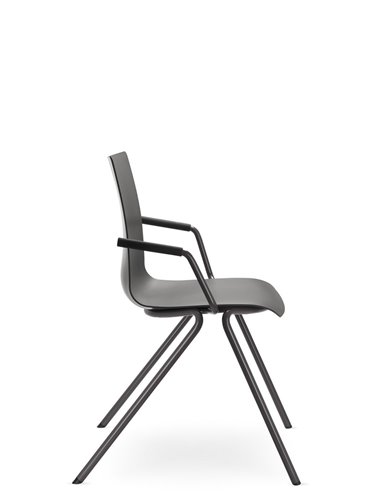 Кресло LD SEATING EVO 010-N5, BR для посетителей, на ножках