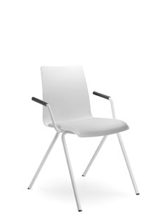 Кресло LD SEATING EVO 011-N0, BR для посетителей, на ножках