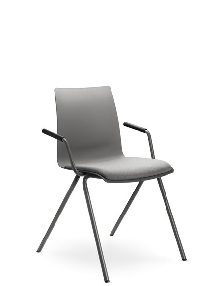 Кресло LD SEATING EVO 011-N3, BR для посетителей, на ножках