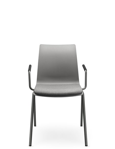 Кресло LD SEATING EVO 011-N3, BR для посетителей, на ножках