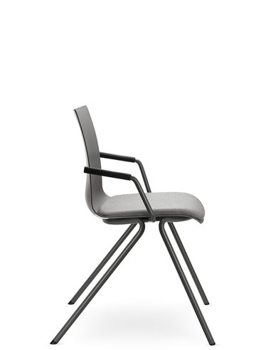 Кресло LD SEATING EVO 011-N3, BR для посетителей, на ножках