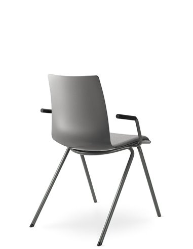 Кресло LD SEATING EVO 011-N3, BR для посетителей, на ножках