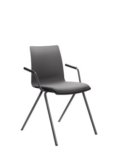 Кресло LD SEATING EVO 011-N5, BR для посетителей, на ножках