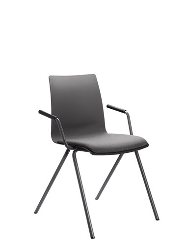 Кресло LD SEATING EVO 011-N5, BR для посетителей, на ножках