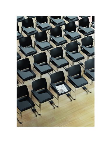 Крісло LD SEATING TREND 520-Q-N4+TR для аудиторій, зі столиком