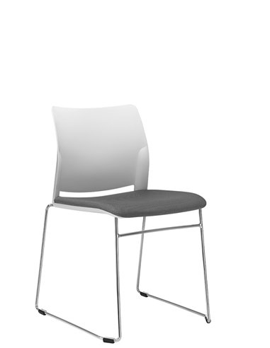 Кресло LD SEATING TREND 521-Q-N4 для посетителей, на полозьях