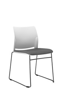 Кресло LD SEATING TREND 521-Q-N1 для посетителей, на полозьях