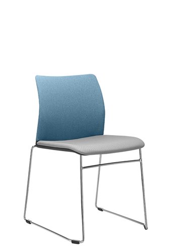 Крісло LD SEATING TREND 522-Q-N4 для відвідувачів, на полозах