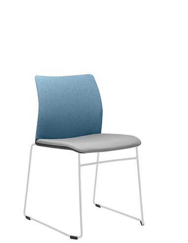Кресло LD SEATING TREND 522-Q-N0 для посетителей, на полозьях