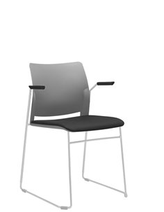 Крісло LD SEATING TREND 521-Q-N0, BR для відвідувачів, на полозах