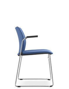 Крісло LD SEATING TREND 522-Q-N4, BR для відвідувачів, на полозах 2
