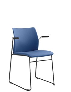 Крісло LD SEATING TREND 522-Q-N1, BR для відвідувачів, на полозах