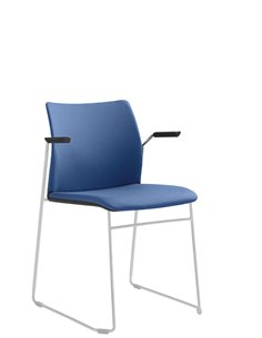 Крісло LD SEATING TREND 522-Q-N0, BR для відвідувачів, на полозах
