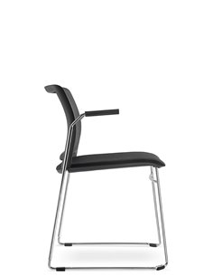 Крісло LD SEATING TREND 525-Q-N4, BR для відвідувачів, на полозах 2
