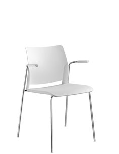 Кресло LD SEATING TREND 530-N4, BR для посетителей, на ножках