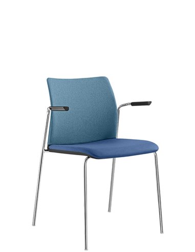 Кресло LD SEATING TREND 532-N4, BR для посетителей, на ножках