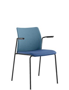 Кресло LD SEATING TREND 532-N1, BR для посетителей, на ножках