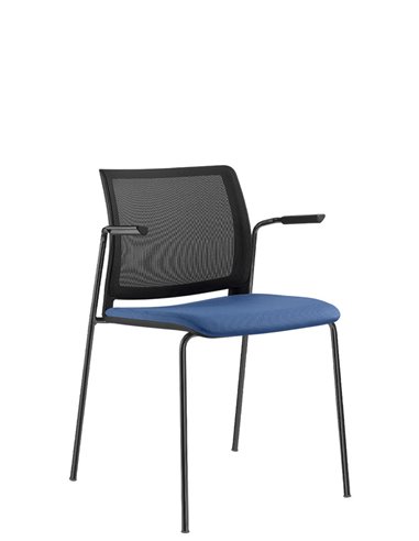 Кресло LD SEATING TREND 535-N1, BR для посетителей, на ножках
