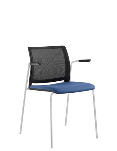 Кресло LD SEATING TREND 535-N0, BR для посетителей, на ножках