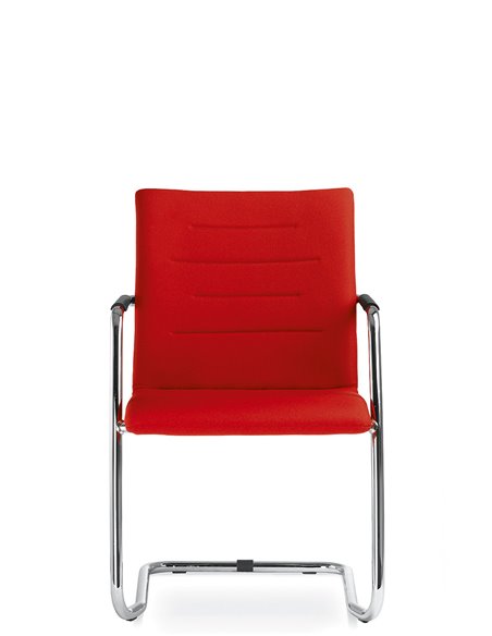 Кресло LD SEATING OSLO 225-Z-N4 для посетителей, на полозьях