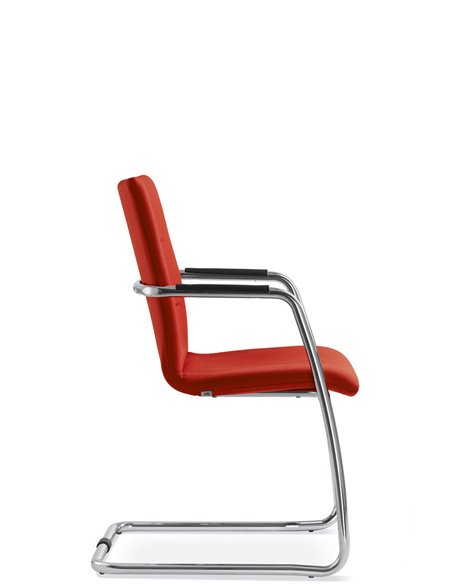 Кресло LD SEATING OSLO 225-Z-N4 для посетителей, на полозьях