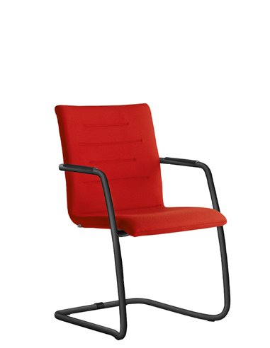 Кресло LD SEATING OSLO 225-Z-N1 для посетителей, на полозьях