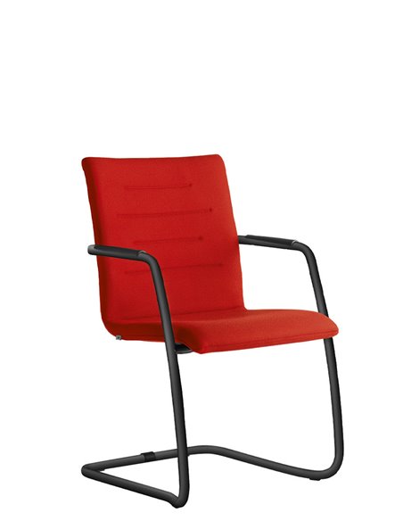 Кресло LD SEATING OSLO 225-Z-N1 для посетителей, на полозьях