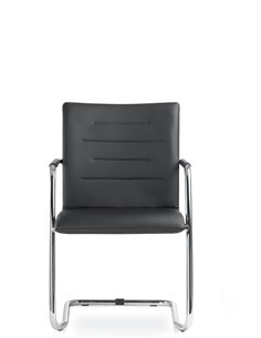 Кресло LD SEATING OSLO 225-Z-N4 для посетителей, кожаное 2