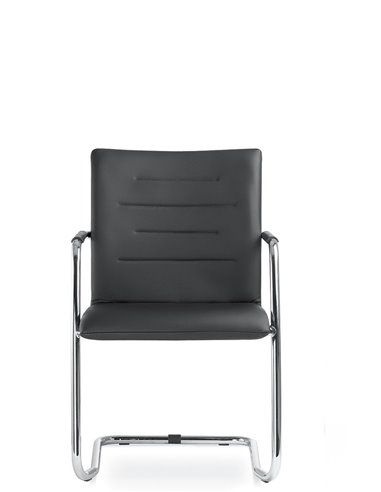 Крісло LD SEATING OSLO 225-Z-N4 для відвідувачів, шкіряне