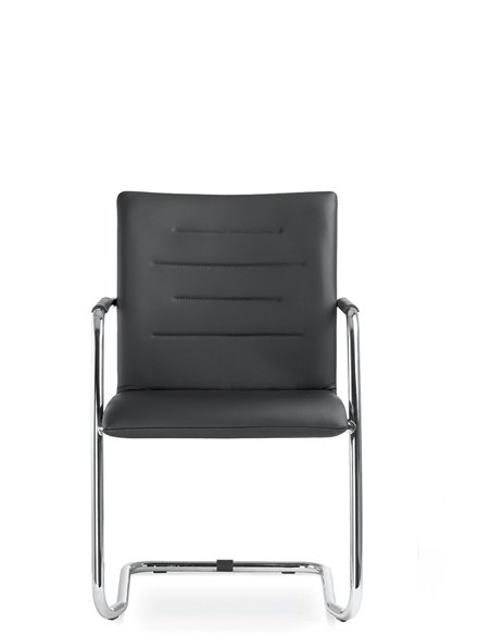 Крісло LD SEATING OSLO 225-Z-N4 для відвідувачів, шкіряне